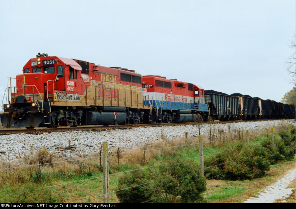 ISRR GP40 #4051 - Indiana Southern RR